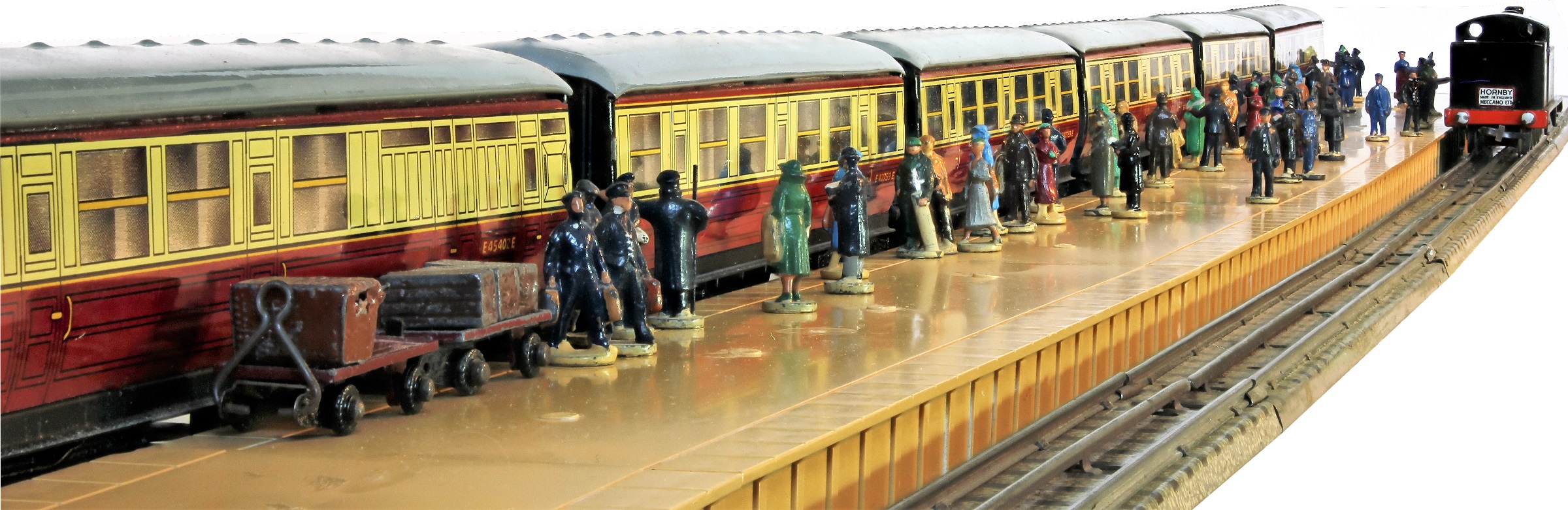 Hornby Dublo casst metal passengers